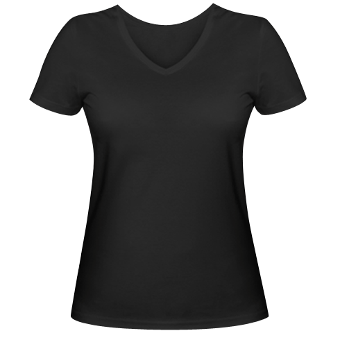 Женская футболка с V-образным вырезом Collei art