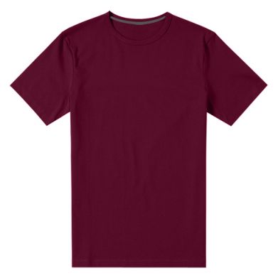 Цвет Бордовый, Мужские футболки премиум - PrintSalon