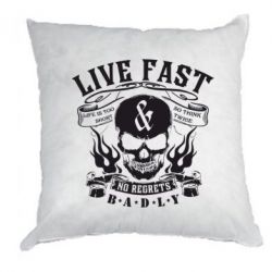 Live fast перевод. Футболка Ride fast with no regrets.